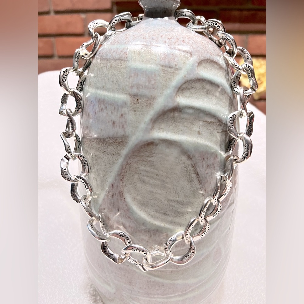 Brighton open link sterling necklace